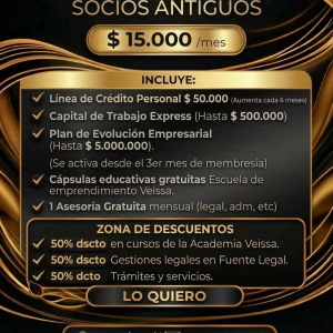 MEMBRESÍA PREMIUM SOCIOS ANTIGUOS