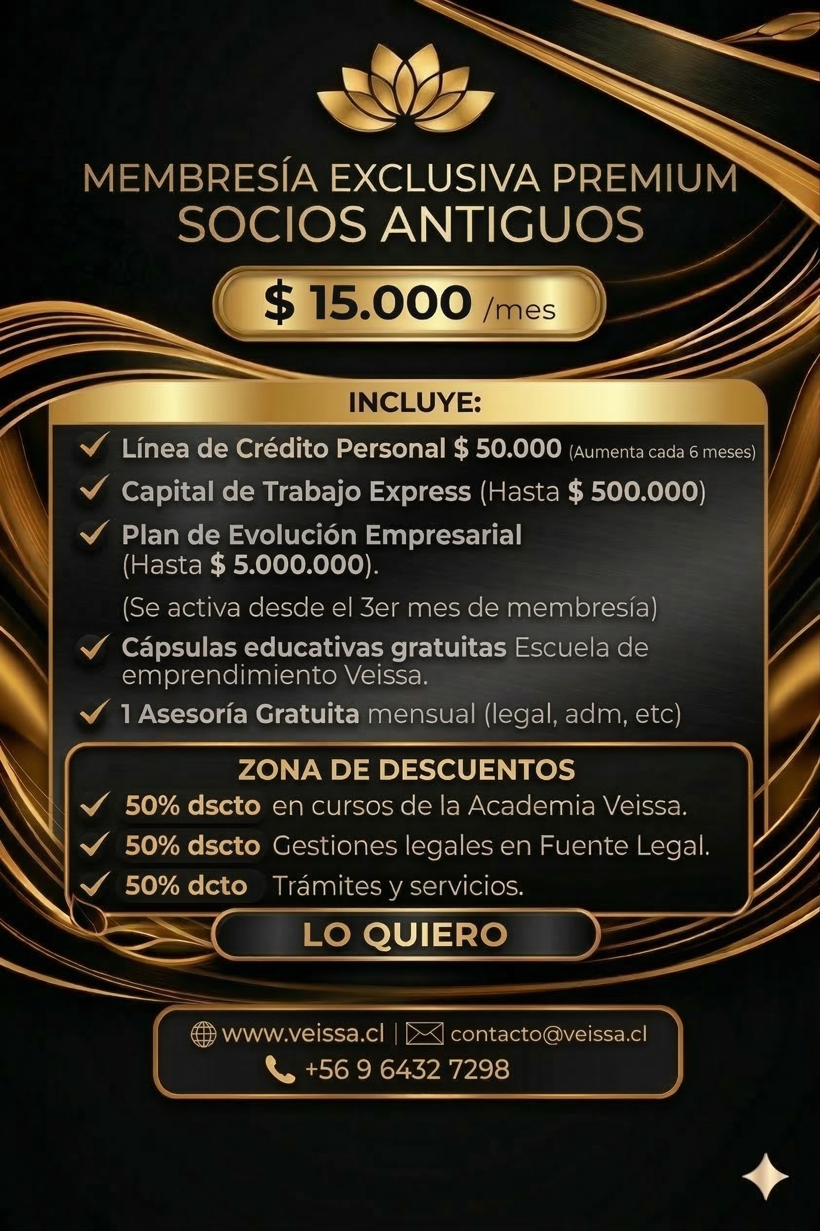 MEMBRESÍA PREMIUM SOCIOS ANTIGUOS